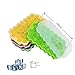Ice Cube Trays with Lids,Bomstar 2 Pack Food Grade Silica Gel Flexible 74 Ice Trays with Removable Lid,BPA Free Ice Cube Trays for Whiskey Storage,Cocktail,Beverages