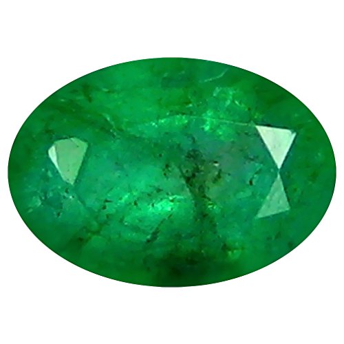 0.49 ct Oval Cut (6 x 4 mm) Green Color 100% Natural (Un-Heated) Colombian Emerald Natural Loose Gemstone
