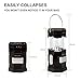 Camping Lights Solar Rechargeable Collapsible LED Camping Lanterns Camping Light 180 Lumen Emergency lights Outdoor Survival Lamp Camping Tent Lights For Camping Hiking Fishing Emergency Outages