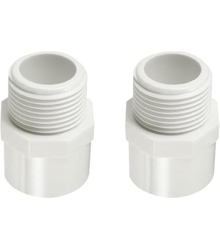 Socket A ERA Sch 80 PVC Adaptador Macho De 2 Pulgadas (zócalo X Macho NPT), Compatible Con NSF Svc Chaos