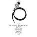 Gas One Propane Regulator and Hose 4 ft for LP/LPG Most LP/LPG Gas Grill, Heater and Fire Pit Table, Fit Type POL, 3/8