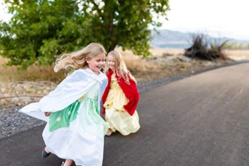 Little Adventures Traditional Hooded Princess Cloaks (White, L/XL Age 5-9)