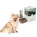 Automatic Feeder, PYRUS Remote Control Pet Feeder Electric Dispenser Rechargeable Programming Feeding Device with Large Container/ LCD Panel, Voice Reminding for Cat, dogs, rabbit