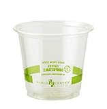 World Centric CP-CS-6 Compostable Ingeo  Cups, 6 oz., Clear (Pack of 2000)