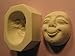#0021 - Flexible Food Grade Silicone Push Press Mold Mould of a Character Doll Face Cab