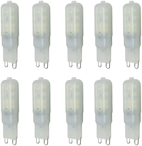 Aoxdi 10X LED G9 4W Dimmable Light Lamp Bulbs, Cool White, 22 SMD 2835 LED Lamps, Dimmable LED G9 Lamp Light, AC 220-240V [Energy Class A++]
