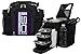 Isolator Fitness 3 Meal ISOBAG Meal Prep Management Insulated Lunch Bag Cooler with Stackable Meal Prep Containers, ISOBricks, and Strap - MADE IN USA (Black/Purple Accent)