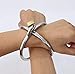 HIZZEEN SM Stainless Steel Bracelet Wrist Cuff with Locking Restraint Gear for Unisex Bondage Play Adult Sex Toysthumb 2