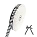 Gingham Woven Edge Ribbon, 1/4