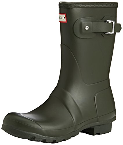 Hunter Original Short Boot Dark Olive 6
