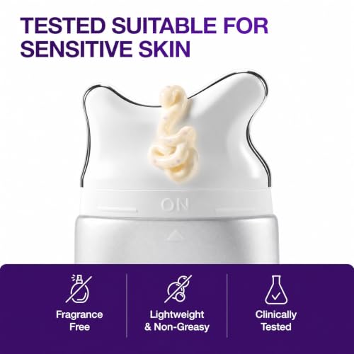 Collagen Retinol Gua Sha Neck Cream with Peptides, 299Da Fast-Absorbing & Smooth-Dispensing Firming Moisturizer for Tech Neck & Jawline Sculpting, Fragrance Free Korean Skin Care, 2.7 Fl Oz