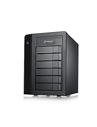 Promesa p3r8hd48us 48TB sistema de RAID (8 x 6TB SATA) con cable Thunderbolt 3, Negro