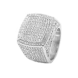 Charles Raymond Bling Bling Hip Hop Iced Out Luxury Men's Ring - 444S