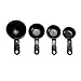 KitchenAid Plastic Measuring Spoon, Set of 5, Black