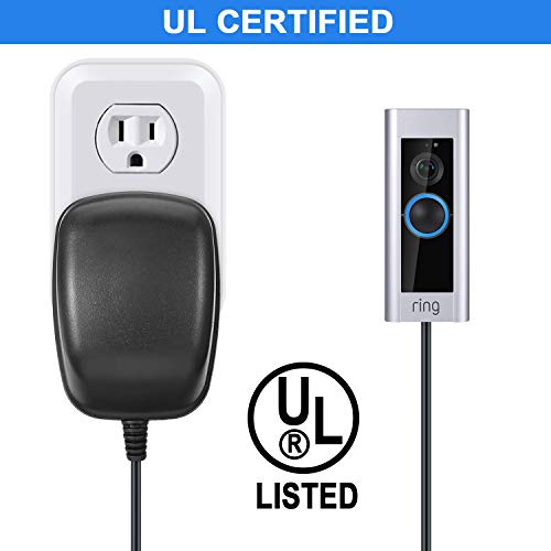 Doorbell Transformer Power Adapter with 50 W 25 Ohm Resistor for Doorbell Compatible with All