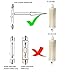 La Farah J Type 78mm Double Ended Halogen Bulb Replacement R7s Base LED Light Bulb 5 Watt 500 Lumens ---2700k Warm White