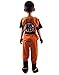 miccostumes Boy's Saiyan Cosplay Costume Medium Orange and Dark Blue