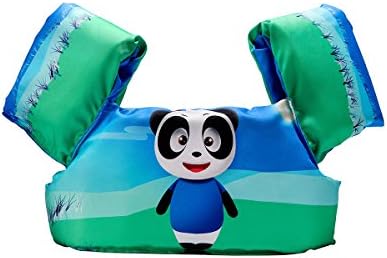 Elejolie Swim Aids for Toddlers,Kids Learn to Swim Life Jacket for Infant,Swim Aid Floater Life Vest (22-66lbs) (Panda)