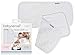 Ultra Soft, Absorbent Large Burp Cloth Set 100% Cotton|Baby Shower Gift(Stone)