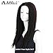 NOBLE MAX Dreadlock Braid Wig Black Dreadlock Hair Wig Lace Parting Wig for Black Women (26inches, FW1B/118)