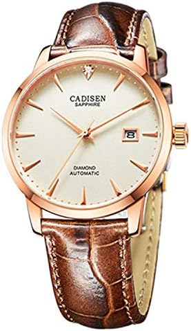 Men Watch 2019 Hot Wrist Brand Luxury Famous Male Clock Automatic Watch Real Diamonds Watches (Golden)