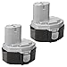 2 Pack ExpertPower 14.4v 3000mAh NiMh Extended Battery for Makita 1433 1434 1435 1435F 192699-A 193158-3 primary
