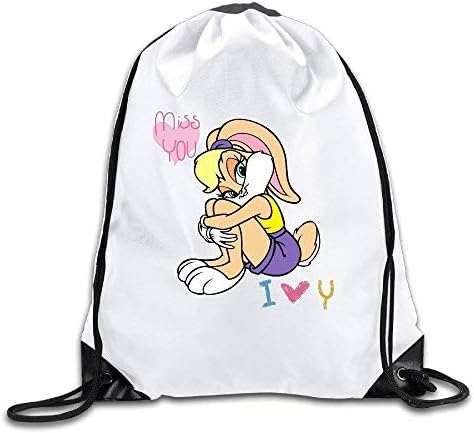 Customized Lola-Bunny Navy Beam Port Backpack School Backpack Drawstring Backpack