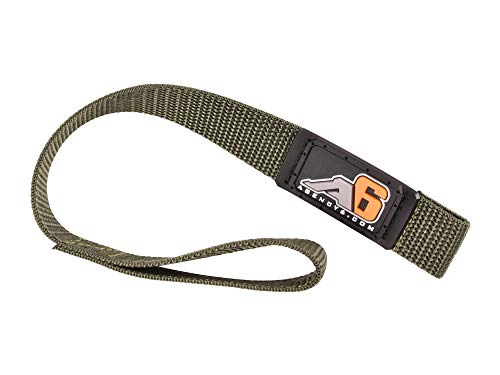 Agency 6 Winch Hook Pull Strap - OD Green - 1 INCH Wide - Heavy Duty - Made in The U.S.A.
