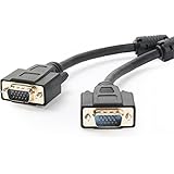Postta VGA to VGA Cable (20 Feet) HD15 Male to Male Monitor Cable with Ferrites