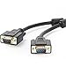 Postta VGA to VGA Cable (6 Feet) HD15 Male to Male Monitor Cable with Ferrites