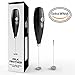 Milk Frother - Coffee Frother Electric Whisk - Powerful Latte Cappuccino Frother Wand – Hot Milk Foam Maker - Best Milk Mixer - Free eBook - Extra Whisk Worth $3,97