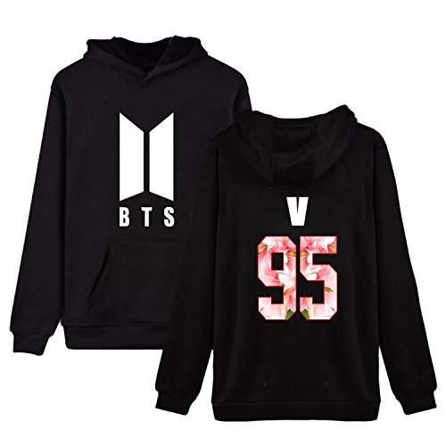 Dolpind Kpop BTS Logo Hoodie Bangtan Boys Unisex Sweatershirt JIN SUGA Jimin V