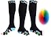 Compression Socks (1 pair) for Men & Women by INFINITY - BEST for Running, Nurses, Shin Splints, Flight Travel, & Maternity Pregnancy - Boost Athletic Stamina & Recovery (Spectrum, L/XL)