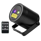 Laser Party Lights, Arotek Green & Blue Moving Waterproof Outdoor Star Projector Spotlight with RF Remote Control, FDA Approved Decorative Lights (Dynamic Rotating, 15ft Cable)