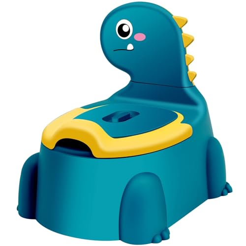 TERRIFI Dinosaur Urinal Potty Training Chair for Kids, Comfortable Toddler Toilet Trainer with Lid, Suitable for Boys and Girls Ages 1-6