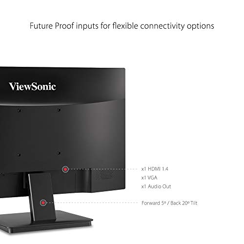 ViewSonic VS2210H 22 inch Frameless 1080P IPS Monitor with Mega