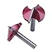 120 Degree Router Bit, EnPoint Titanium Coating Carbide-Tipped Double Edge Miter Folding V-Groove Router Bit 6mm Shank 120° 32mm Cutter Dia 3D Making Lettering Engraving Bit Chamfer Bevel Cutter