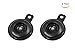 Bestsupplier 2 PACK Universal Waterproof Round Loud Horn Speaker 12V 1.5A for Motorcycle