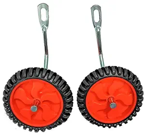 IndiaLot Cycle Training Wheels 14inch for Bicycle Side Supporter Rod Type Set of Two for 14inch Kids Cycles