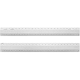 Amazon.com: Alumicolor Architect Ruler w/ 4 Bevel Scale for Drawing ...