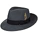 Bailey of Hollywood Men's Fedora Hat, Graphite, L