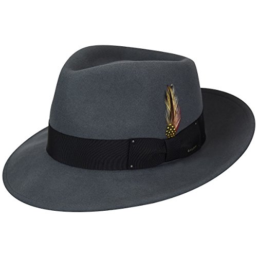 Bailey of Hollywood Men's Fedora Hat, Graphite, L