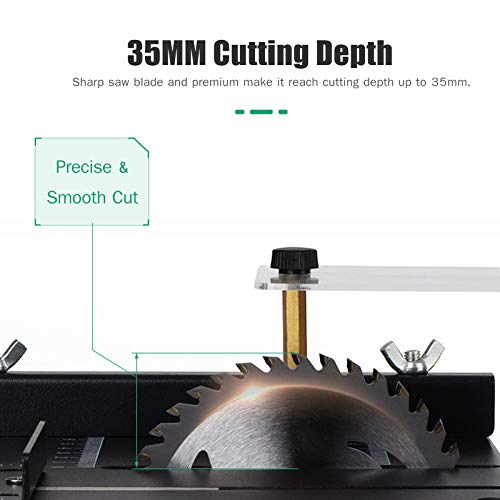 200W Tischkreissäge Mini Precision, Holzbearbeitung DIY Kreissäge, Drehbank Poliermaschine Bohrmaschine, 35MM… – Bild 7