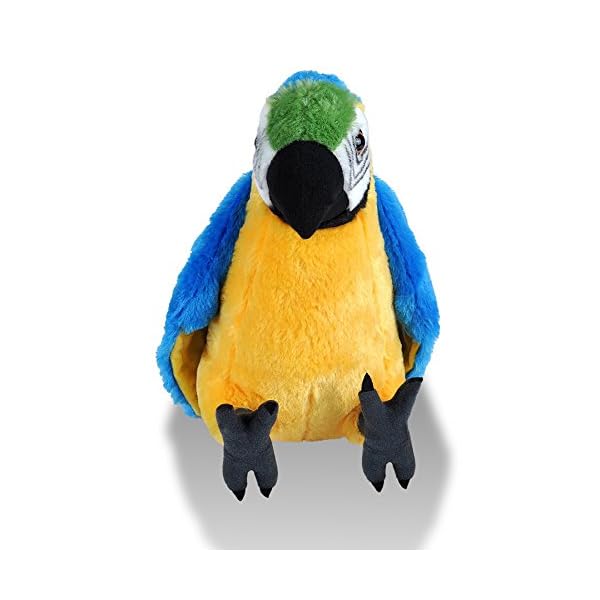 Wild Republic 11498 Plüsch Ara Papagei, Cuddlekins Kuscheltier, Plüschtier, 30cm – Bild 7