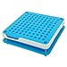 Capsule Filling Machine Kit Size 00# Empty Oil Liquid Pill Filler Medical Device Tool for Holding Vegetable Capsules in Place No Spill Or Mess - Easy to Use at Home Clinic Office (Blue)
