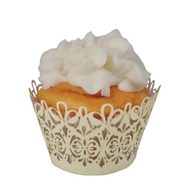 Paper Orch Lavish Mini Cupcake Wrapper Ivory 100 Per Pack