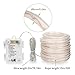 LE LED Rope Lights with Remote, Battery Powered, Dimmable, Waterproof, 33 ft 120 LED, Daylight White, Indoor Outdoor Light Ropes and Strings for Deck, Patio, Bedroom, Boat, Camping Lighting and More