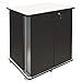 Vertiflex 35157 29-1/4 by 21 by 33-Inch Refreshment Stand with 2 Doors, Black/White