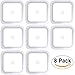 Vivii 0.5W Plug-in LED Night Light Lamp with Dusk to Dawn Sensor, 2 Pack Color and 6 Pack Daylight White
