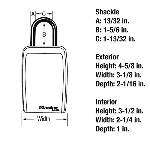5 Master+Lock+Combination+Portable+5422D